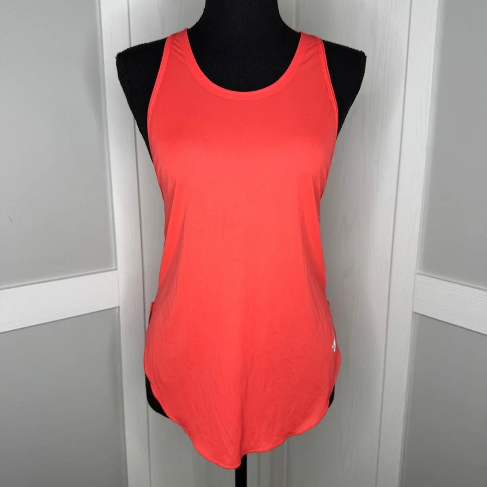 Nike Dri-Fit Tank Top Womens XS Orange Racerback Running‎ Athletic